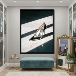 Silver Stiletto Radiant Noon - NicheCanvas