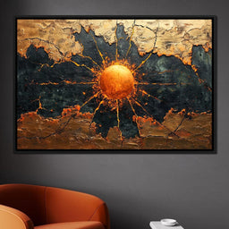 Aurora Burst Embers - NicheCanvas