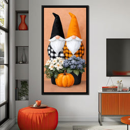 Plaid Gnome Harvest Gathering - NicheCanvas