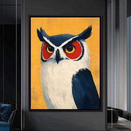 Nocturnal Owl Elegance Unfolds - NicheCanvas