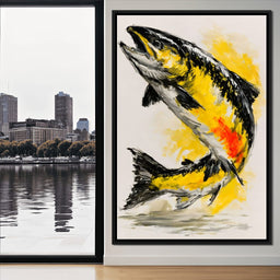 Golden Leap Towards The Morning Sun - NicheCanvas