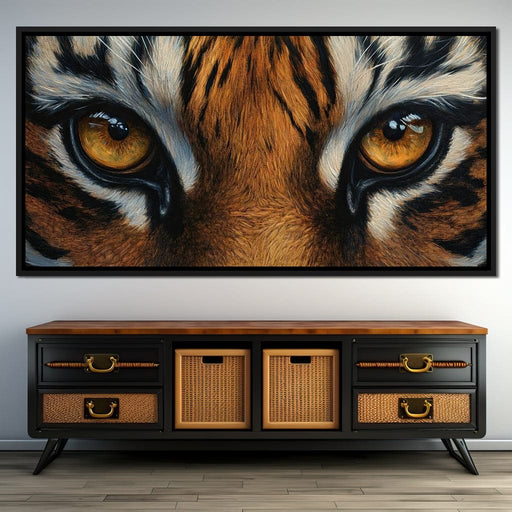Tiger Stare Wilderness Majesty Canvas Print