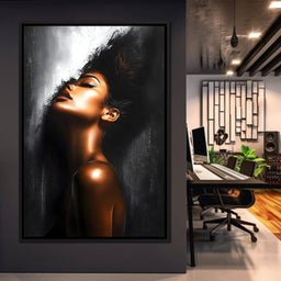 Radiant Reflection of Night - NicheCanvas