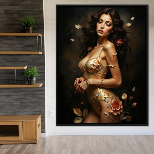 Radiant Floral Symphony - Johanjjf Canvas Print