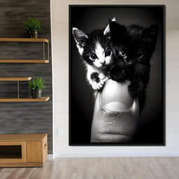 Playful Companions on Thumb - NicheCanvas