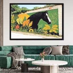 Street Art - Equestrian Elegance - NicheCanvas