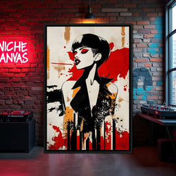 Rebellion in Sable Tones - NicheCanvas