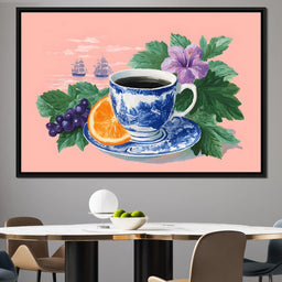 Fresh Morning Brew & Fruits - NicheCanvas
