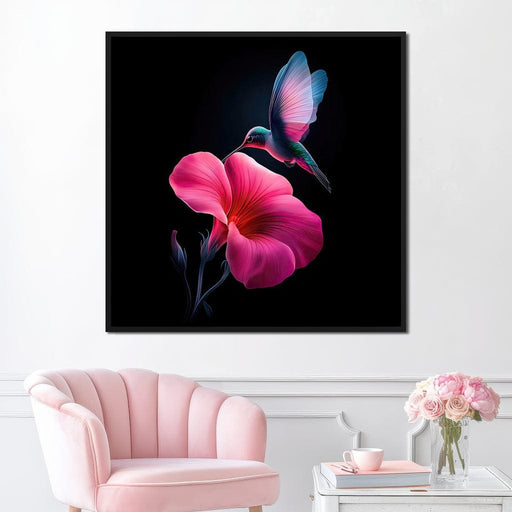 Whispers of the Hummingbird - TooplesArt Canvas Print