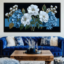 Floral Cascade Dreamscape - NicheCanvas