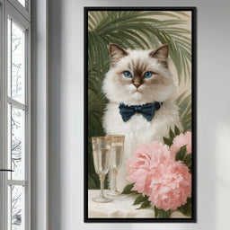 Regal Feline Soiree Symphony - NicheCanvas