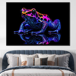 Electric Dart Frog - TooplesArt - NicheCanvas