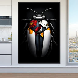 Beneath Floral Wings - NicheCanvas