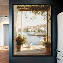 Mediterranean Tranquility View - NicheCanvas