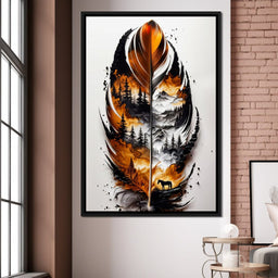 Nature in a Feather - Johanjjf - NicheCanvas