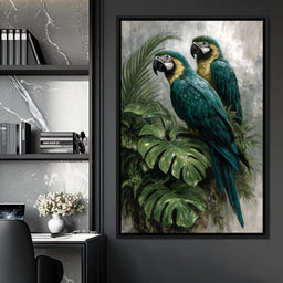 Emerald Jungle Guardians - NicheCanvas