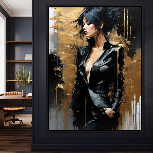 Female Portrait 0052 - Vizahn Burger Canvas Print