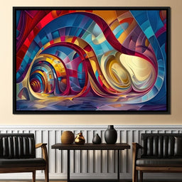 Vibrant Vortex - Tooples Art - NicheCanvas