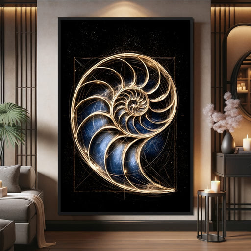 Golden Proportion of the Infinite Cosmos Canvas Print