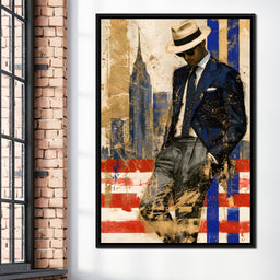 Gentleman of the Painted Skyline - NicheCanvas