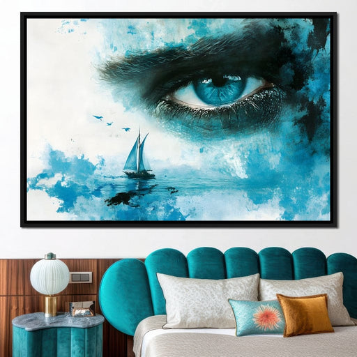 Wanderer's Oceanic Vision Canvas Print