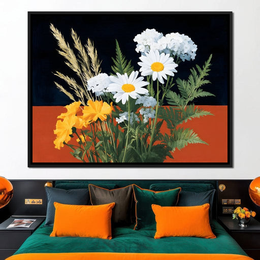 Wildflower Gathering Radiance Canvas Print