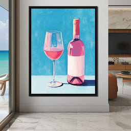 Rosé Reflections of Summer - NicheCanvas