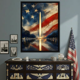 Reflections of a Founding Monument - NicheCanvas