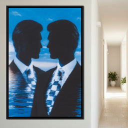 Oceanic Duality Reflections - NicheCanvas