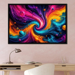 Orbiting Through Liquid Light - TooplesArt - NicheCanvas