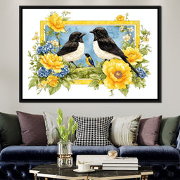 Chorus of Vibrant Blooms - NicheCanvas