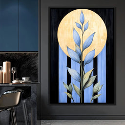 Golden Glow Leaf Reverie - NicheCanvas