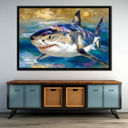 Gilded Great White Hunter - NicheCanvas