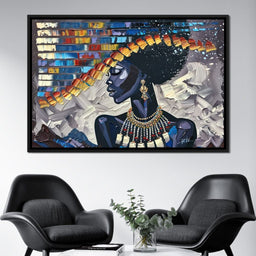 Starry Night Silhouette - Sakeem Gibbs - NicheCanvas