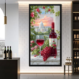Capitol Tranquility & A Cup of Wine - NicheCanvas