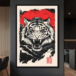 Roaring Tiger Wild Spirit - NicheCanvas
