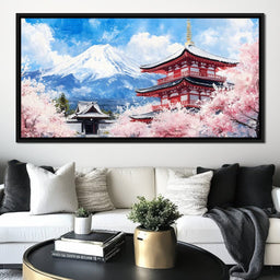 Mountains of Petal Dreams - NicheCanvas