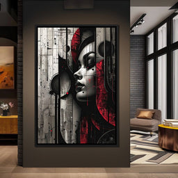 Shadowed Elegance Unveiled - NicheCanvas