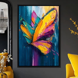 Vibrant Wings of Fantasy - NicheCanvas