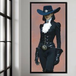 Elegance of the Midnight Duchess - NicheCanvas