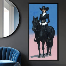 Midnight Rider Elegance - NicheCanvas