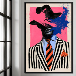 Where the Neon Face Hides - NicheCanvas