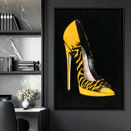 Bold Tiger Stripe Stiletto Power - NicheCanvas