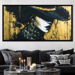 Golden Midnight Femme Shadow - NicheCanvas
