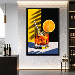 Sunlit Citrus Cocktail Study - NicheCanvas