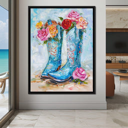 Floral Cowboy's Melodic Saga - Neal Hackett - NicheCanvas