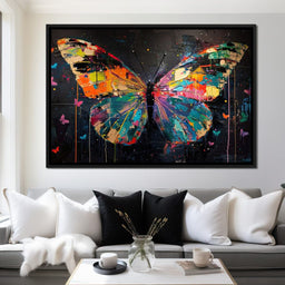 Enchanted Butterfly Mosaic - NicheCanvas