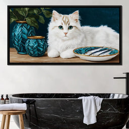 Gentle Feline Reverie - NicheCanvas