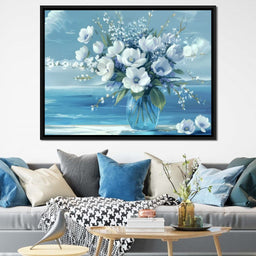 Azure Blossoms - TooplesArt - NicheCanvas