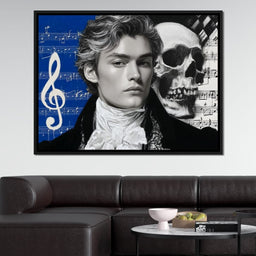 Baroque Composer Facing Mortality - NicheCanvas